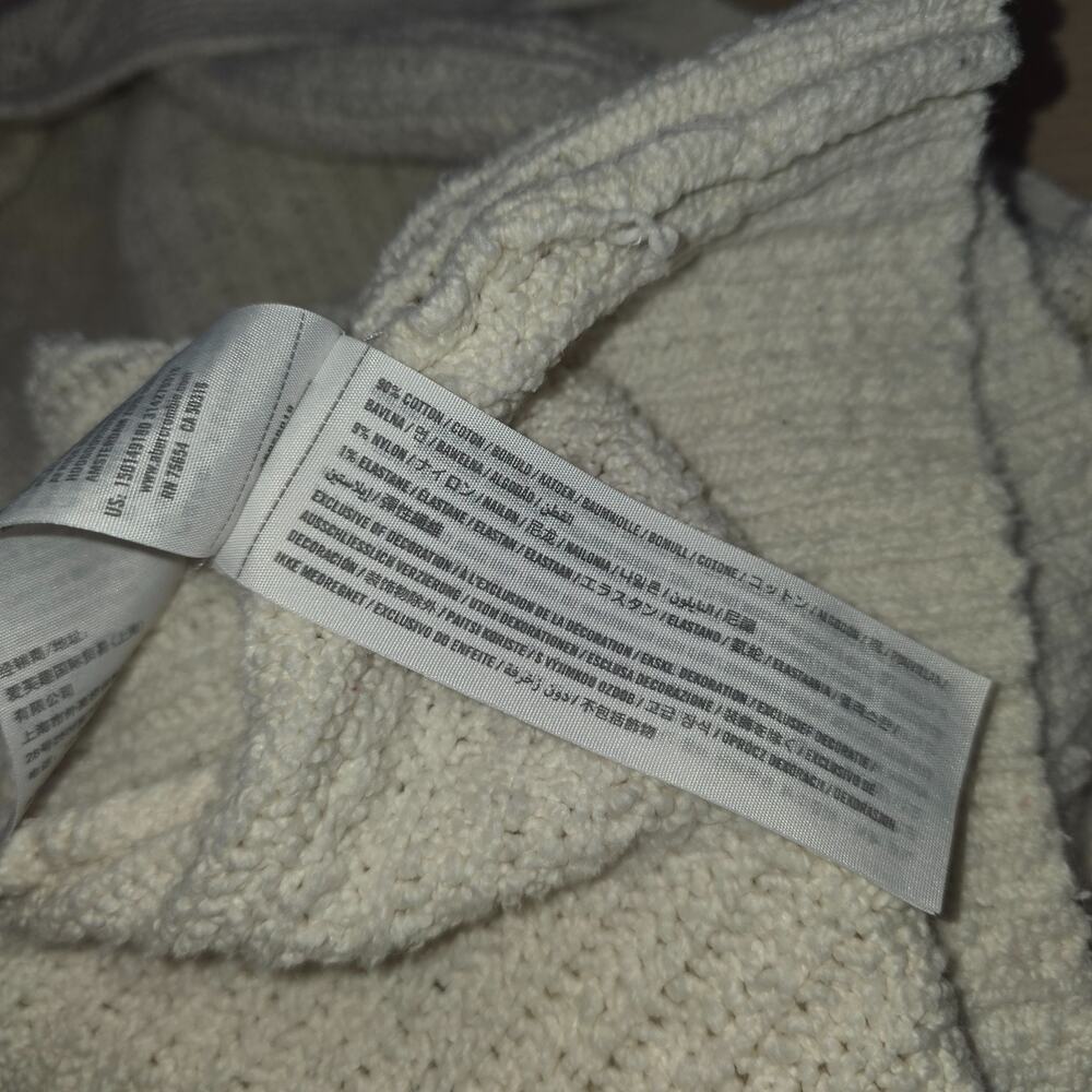 Abercrombie & Fitch Chunky Knit Open Long Cardigan Sweater Pockets Womens Medium - Picture 8 of 8